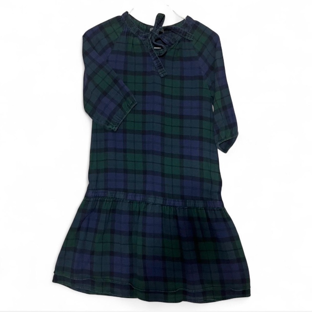 GAP Plaid Dress - Green and Blue